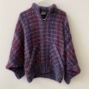 Tapestries Ireland Zip Up Sweater Cardigan